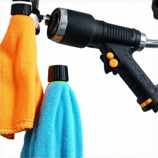 Innovative Mobile Car Detailing Equipment Portable pressure washer and microfiber towels for car cleaning