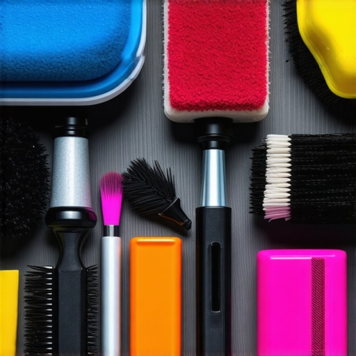 Professional car detailing equipment including polishers and ceramic coatings