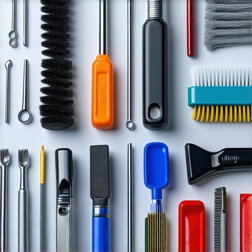 A setup of high-quality auto detailing tools and products near a glossy car surface in West LA