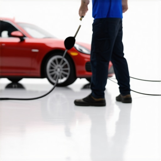 Detailer cleaning tools to ensure optimal performance in West LA garage