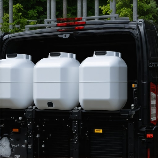 4 Mobile Detailing Water Tanks for 2026 Compact Vans