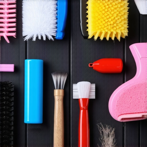 Essential Car Detailing Equipment Setup A professional auto detailing workspace with various tools and supplies neatly arranged.