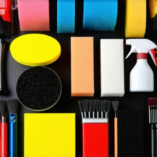 Essential Detailing Tools for Longevity A collection of modern auto detailing tools including foam pads and polishers arranged for maintenance.