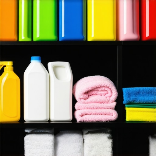 Interior of an auto detailing store showcasing various car cleaning products and tools.