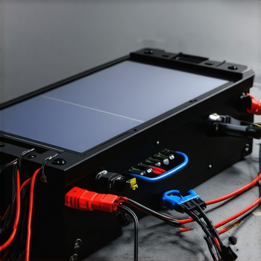 Portable battery system with cables and inverter used for off-grid car detailing