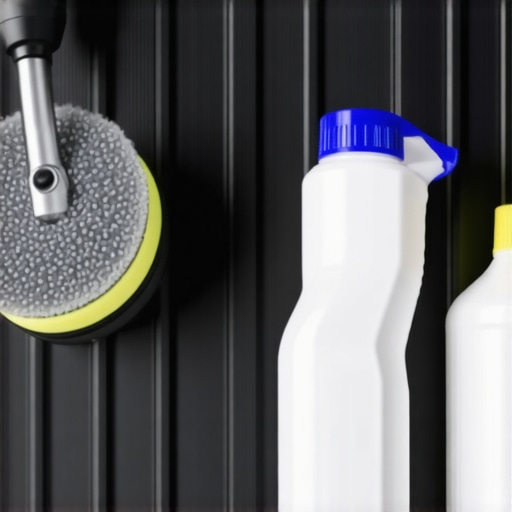 Professional Car Detailing Equipment in Action Close-up of dual-action polisher and foam sprayer used in West LA car detailing