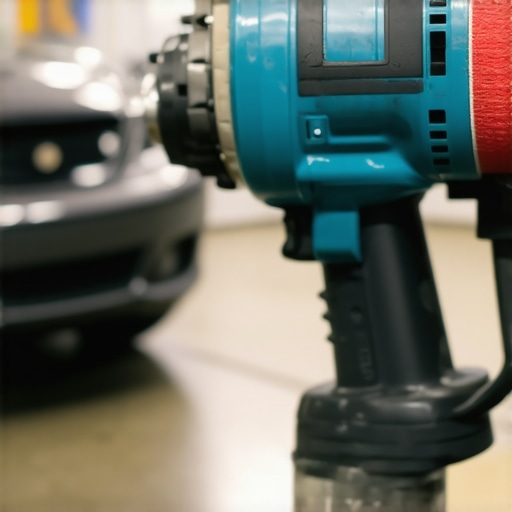 Advanced dual-action polisher used by professionals for car detailing