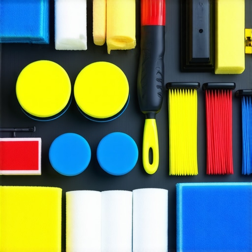 Essential Auto Detailing Tools for Long-Term Success A set of professional car detailing tools including polishers, foam cannons, and microfiber towels arranged on a workbench.