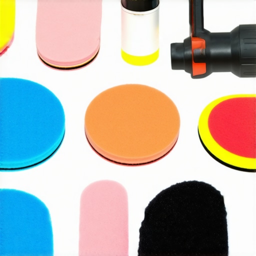 A collection of high-quality car detailing tools laid out for precision work.