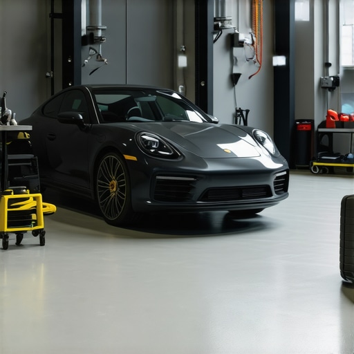 A detailer applying ceramic coating on a car's hood with specialized tools.