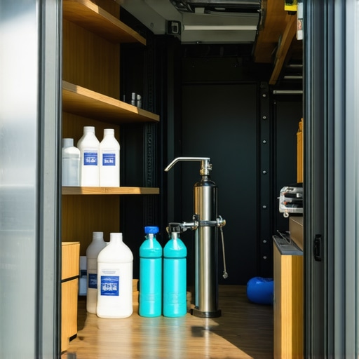 Modern mobile detailing van with advanced equipment in a sunny outdoor setting.